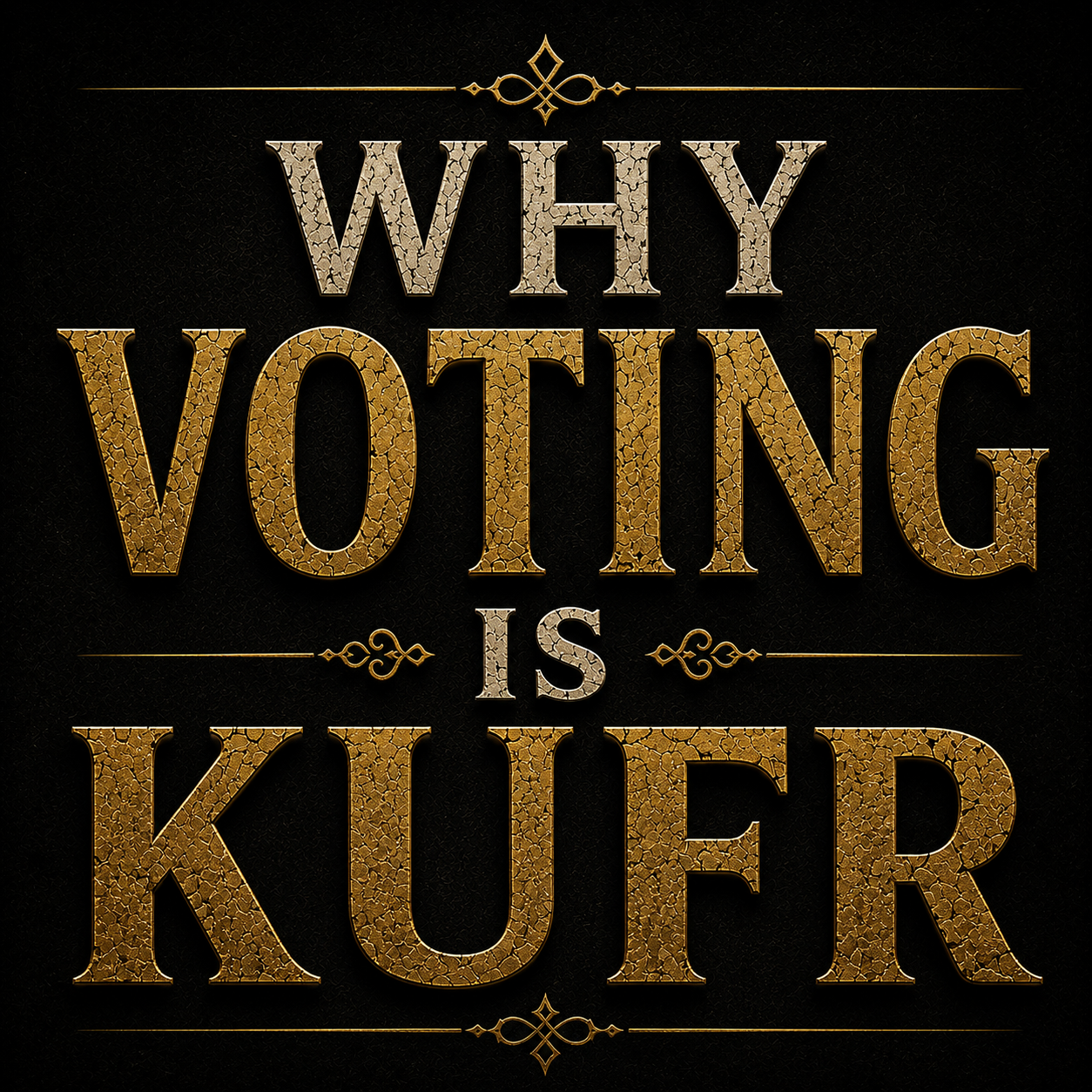 Why Voting is kufr