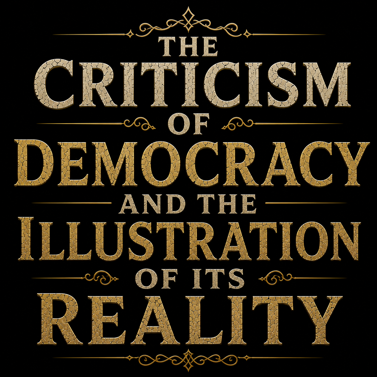 The Criticism of Democracy and the Illustration of its Reality